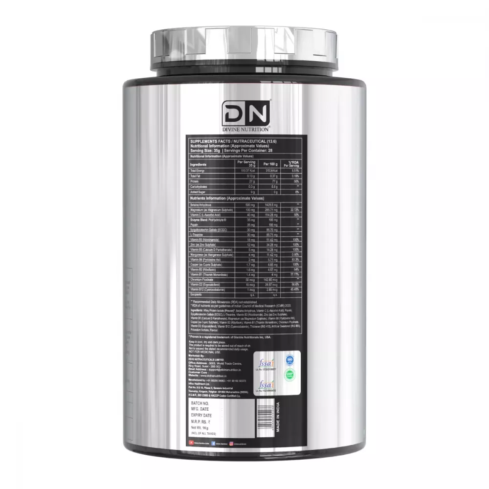 Divine Nutrition Icon Isolate Cafe Mocha (1kg)