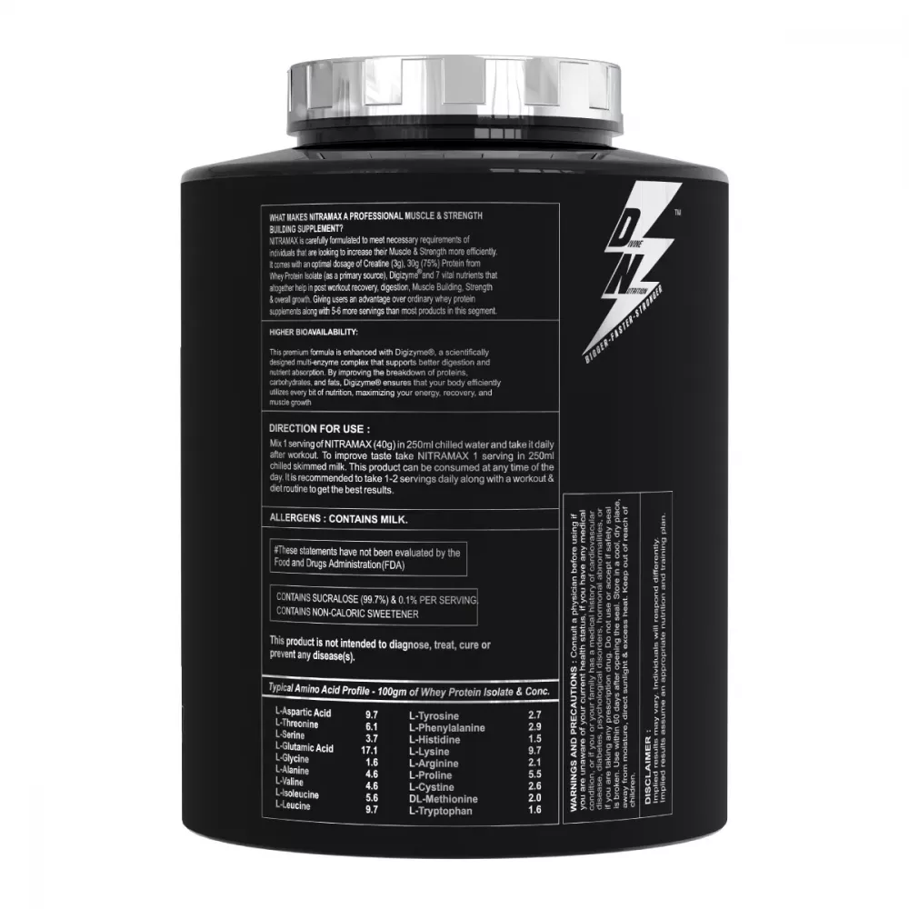 Divine Nutrition Nitra Max (50 Servings) Chocolate Cookie (2kg)