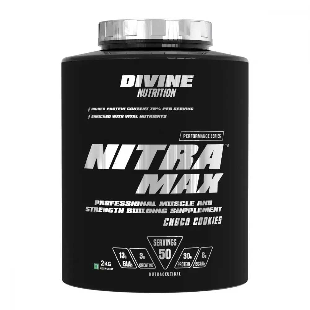 Divine Nutrition Nitra Max (50 Servings) Chocolate Cookie (2kg)