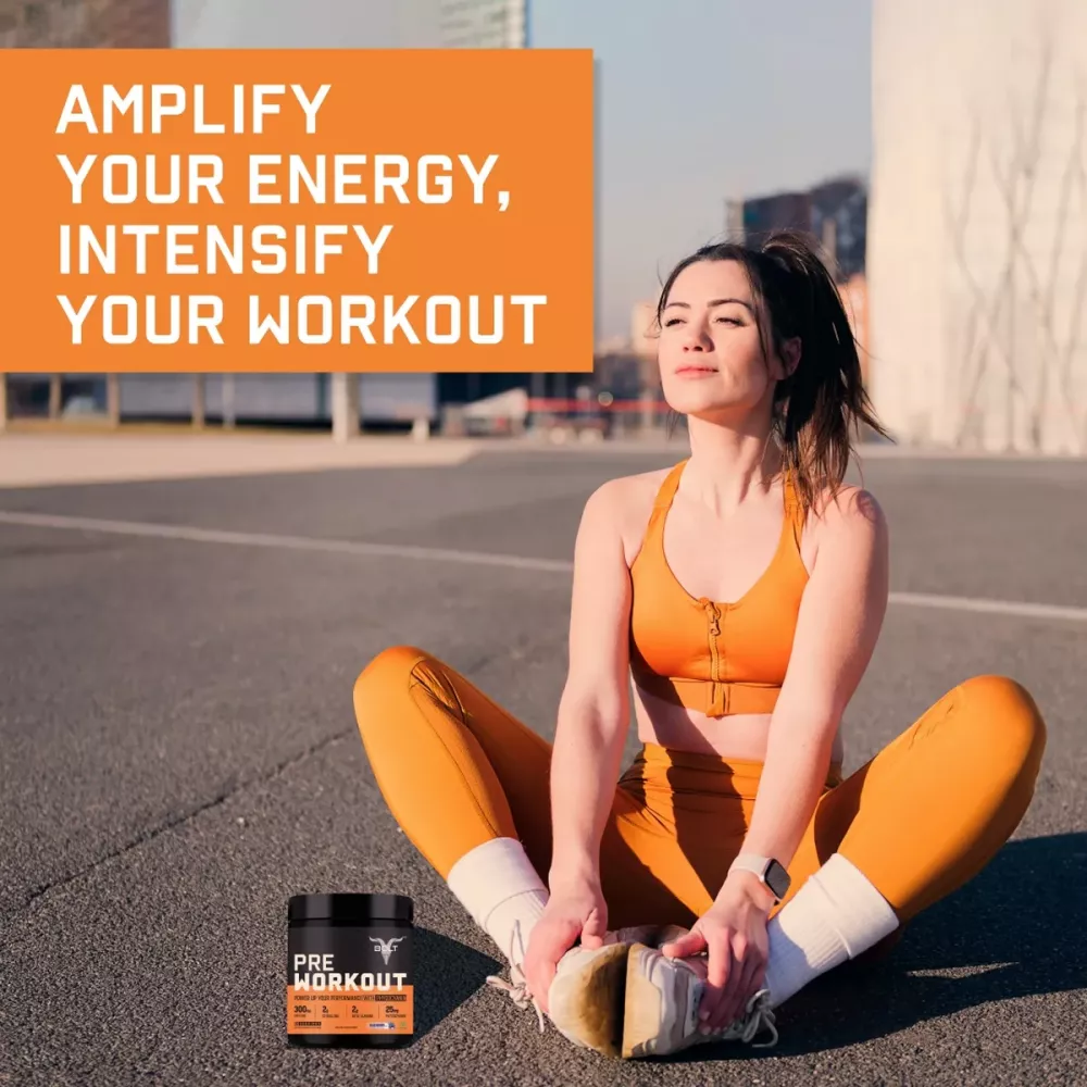 Bolt Pre Workout Supplement Blueberry (300g)