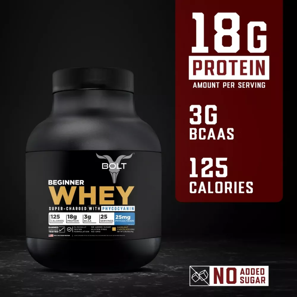Bolt Beginner Whey Protein Chocolate Hazelnut (1kg)