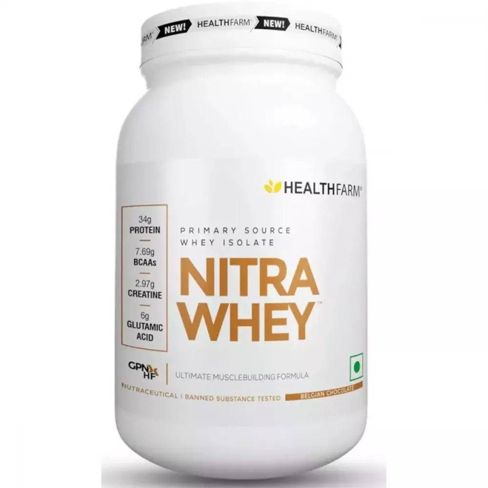 Healthfarm Nitra Whey Protein Belgian Chocolate (1kg)