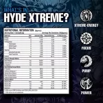 Prosupps Hyde Xtreme Hard-Hitting Energy Pre-Workout Blue Razz Popsicle (222g)