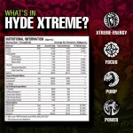 Prosupps Hyde Xtreme Pre Workout Watermelon (190g)