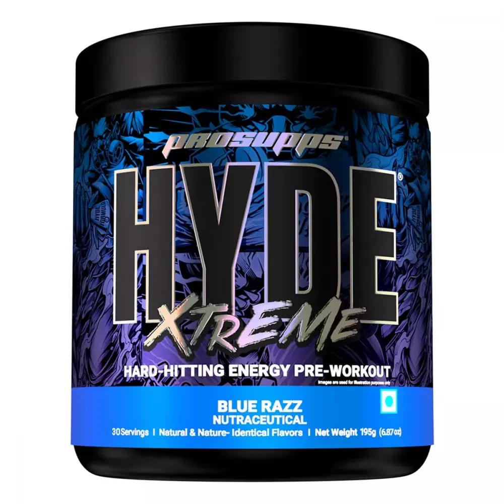 Prosupps Hyde Xtreme Pre Workout Blue Raz (195g)
