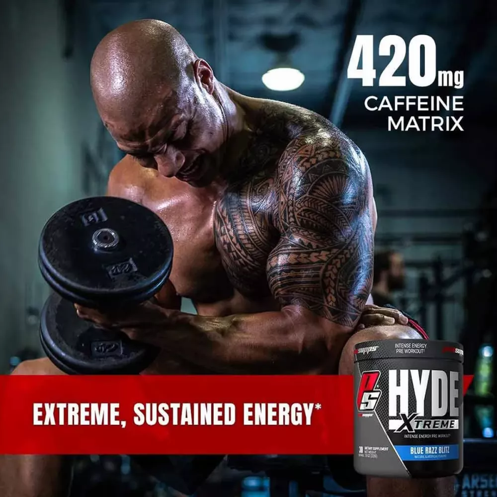 Prosupps Hyde Xtreme Pre Workout Blue Raz (195g)
