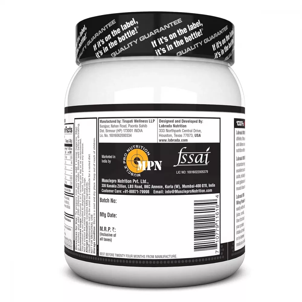 Labrada 100% Whey Protein Vanilla (500g)