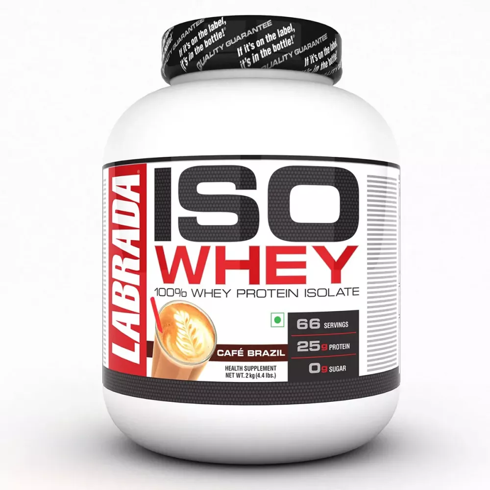 Labrada Iso 100% Whey Protein Isolate Cafe Brazil (2kg)