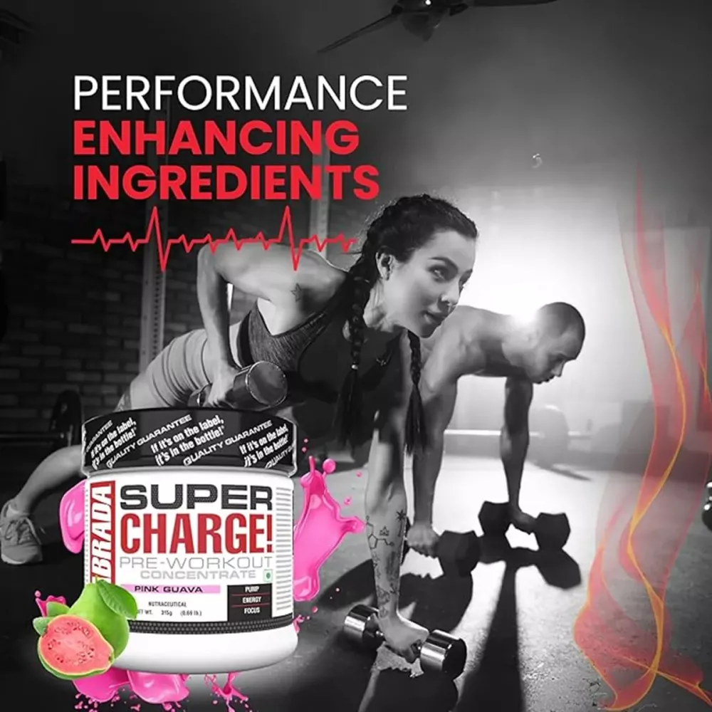 Labrada Super Charge Pre Workout Concentrate Pink Guava (315g)