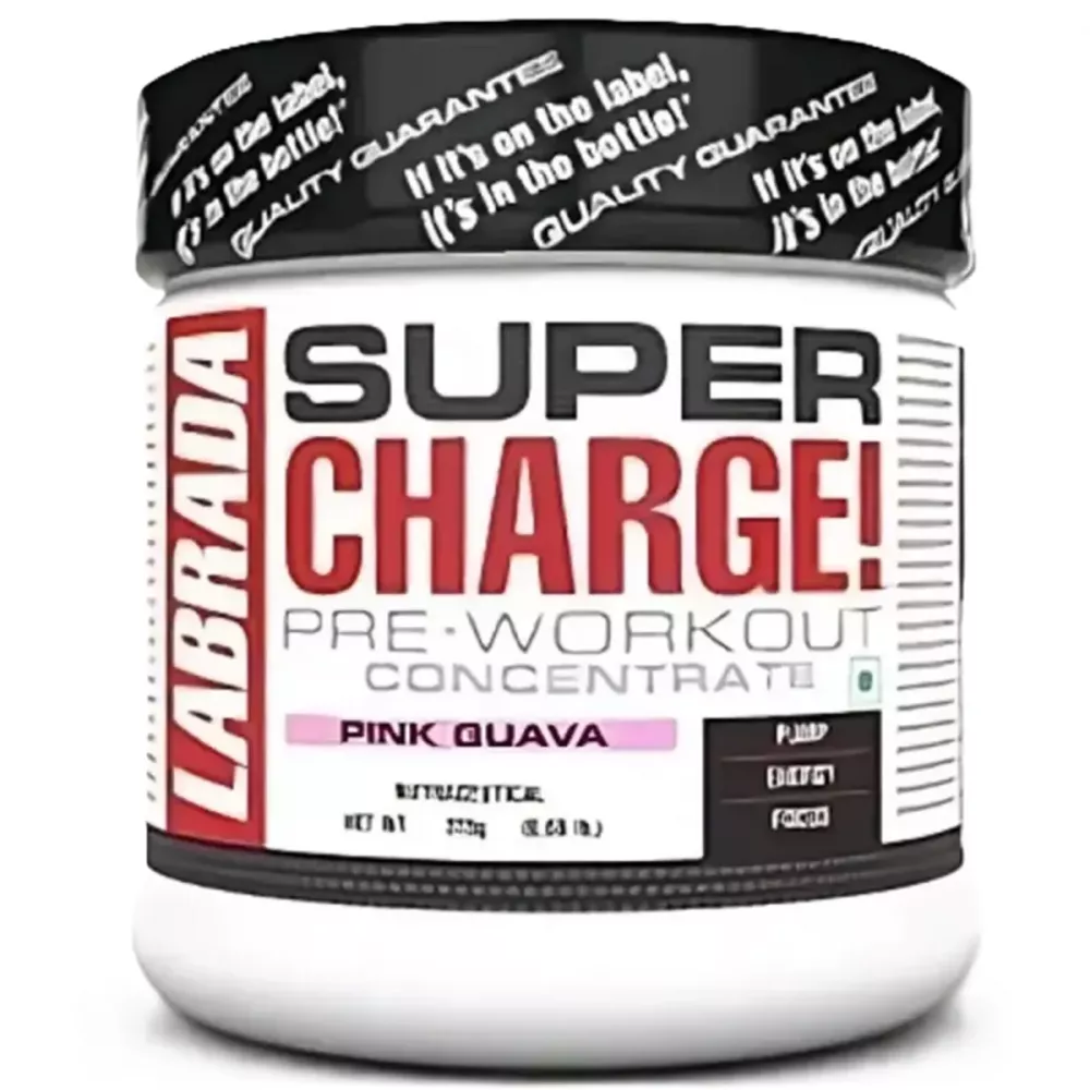 Labrada Super Charge Pre Workout Concentrate Pink Guava (315g)