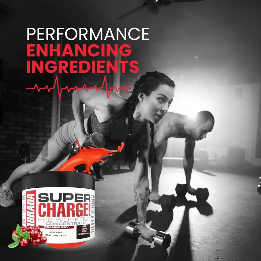 Labrada Super Charge Pre Workout Concentrate Cranberry (150g)