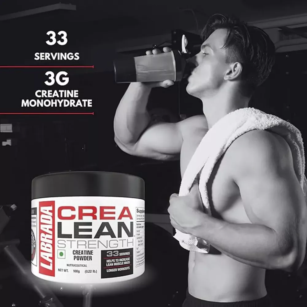 Labrada Crea Lean Strength Creatine Powder Unflavored (100g)