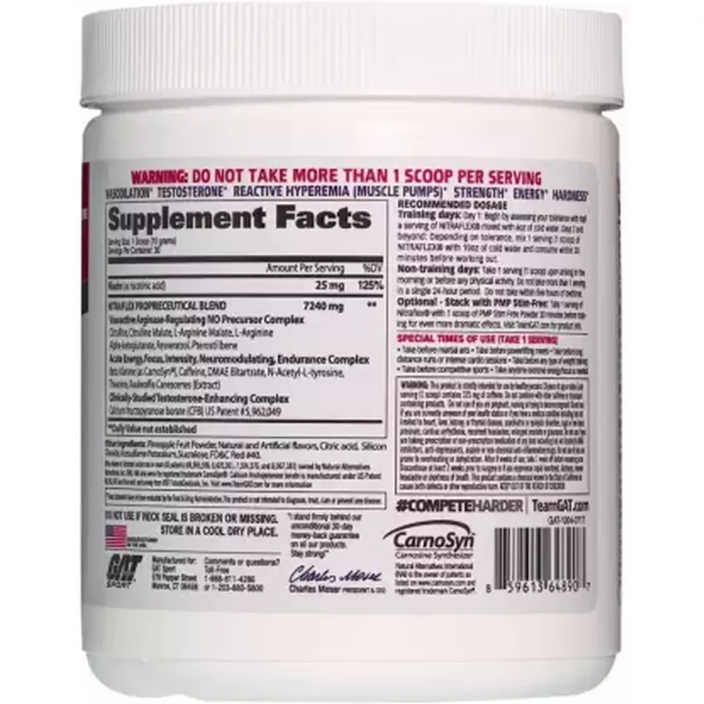 GAT Sport Nitraflex Fruit Punch (300g)