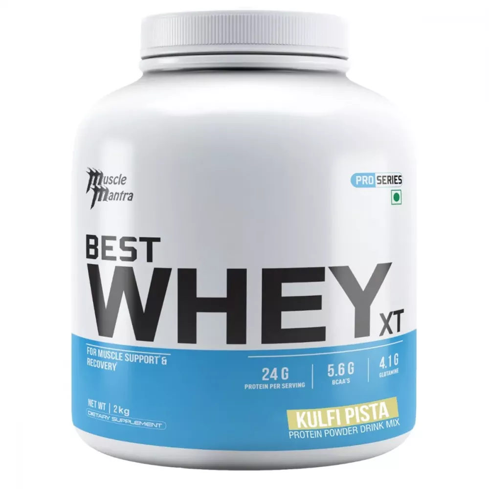 Muscle Mantra Pro Series Best Whey XT Kulfi Pista (2kg)