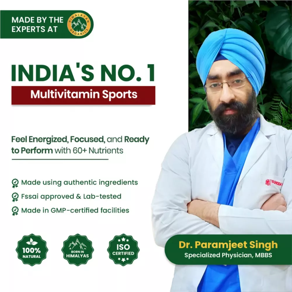 Vlado's Himalayan Organics Himalayan Organics Multivitamin Sports With 60+ Nutrients (90tab)