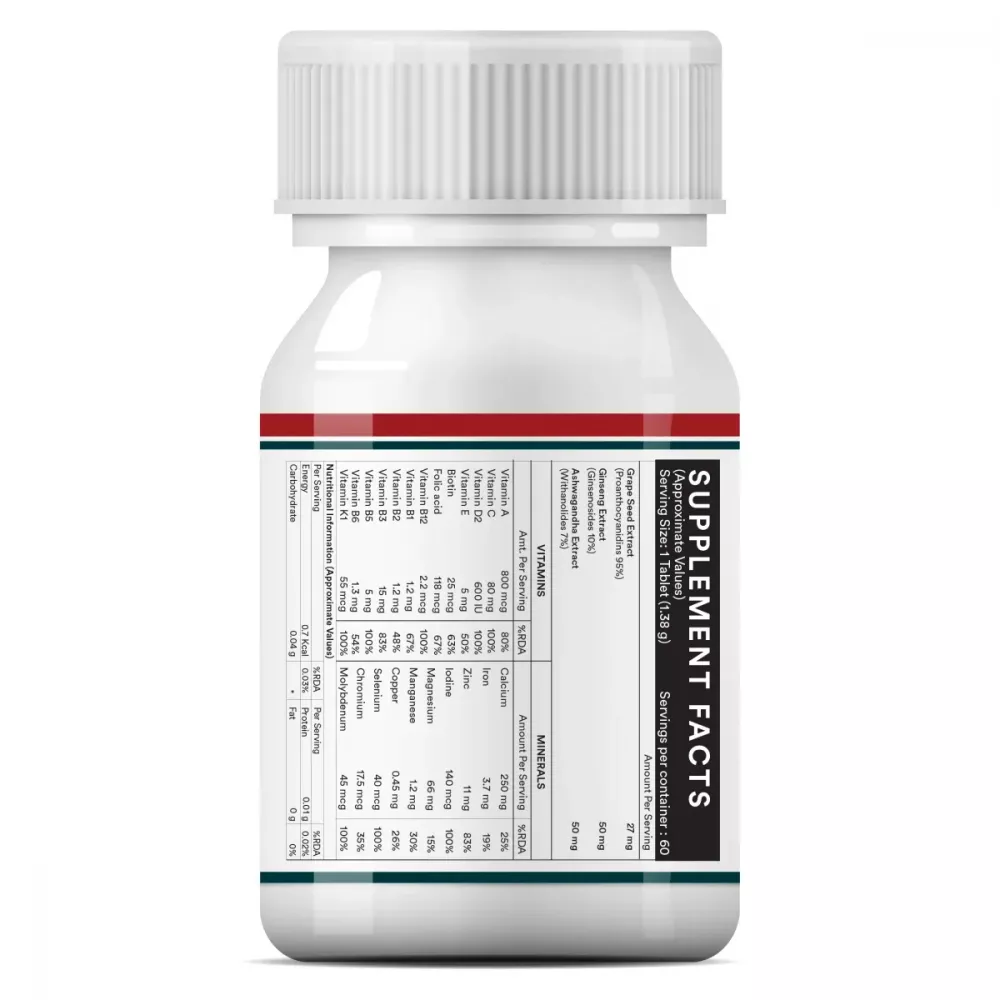 Inlife Multivitamin Tablets For Men (60tab)