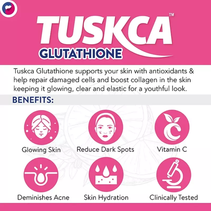 Lifezen Tuskca Glutathione 600 Mg Effervescent Tablets Orange Flavour  (20tab, Pack of 3)
