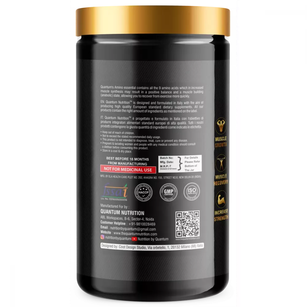 Quantum Nutrition Eaa With Bcaa 2:1:1 Orange (300g)