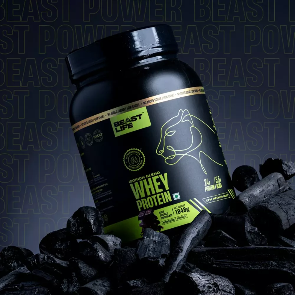 Beastlife Whey Protein Powder Isorich Blend Double Rich Chocolate (1848g)
