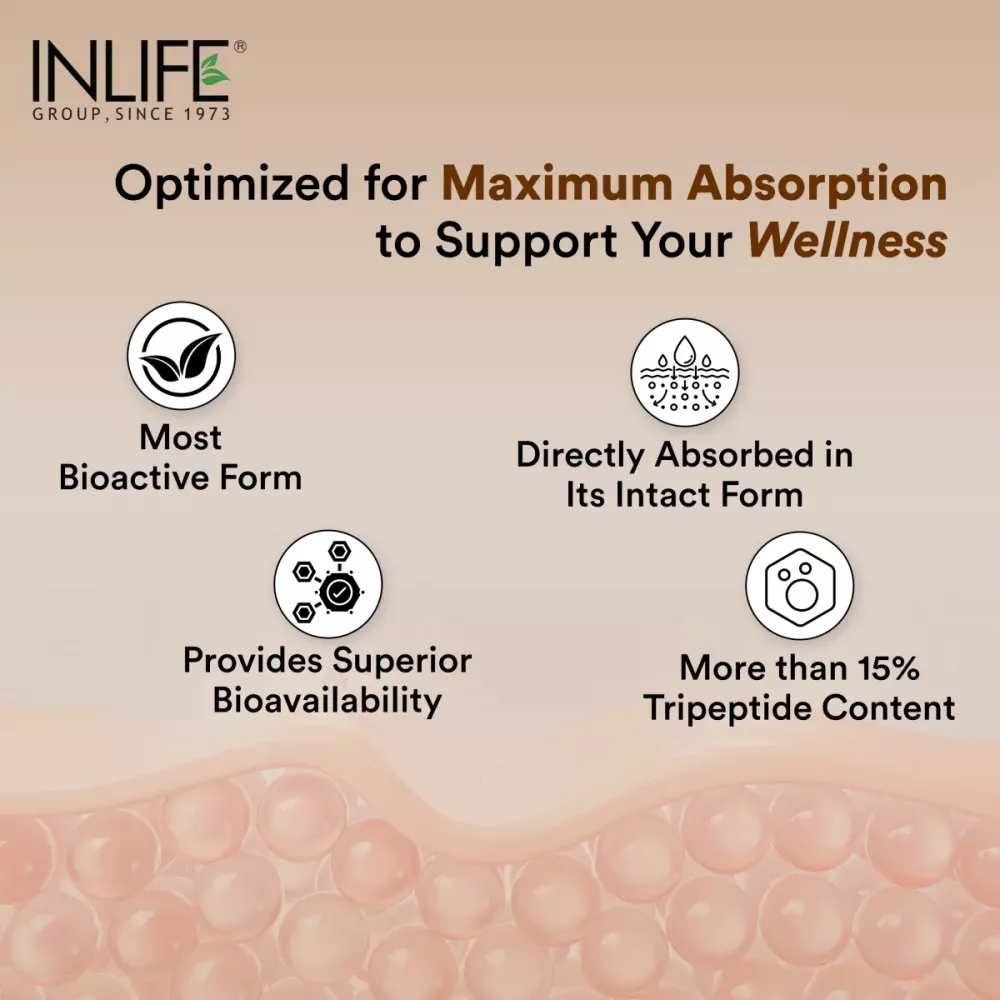 Inlife Hydrolyzed Fish Collagen Peptides Powder Watermelon (200g)