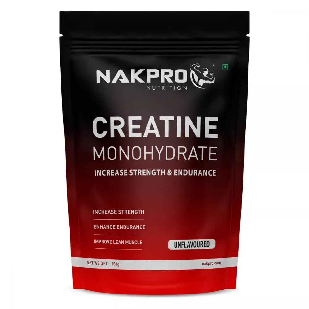 Nakpro Creatine Monohydrate Powder Unflavored (250g)