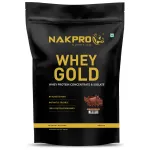 Nakpro Whey Gold Whey Protein Concentrate Chocolate (2kg)