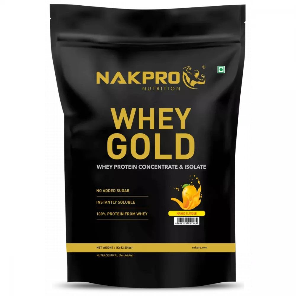 Nakpro Whey Gold Whey Protein Concentrate Mango (1kg)