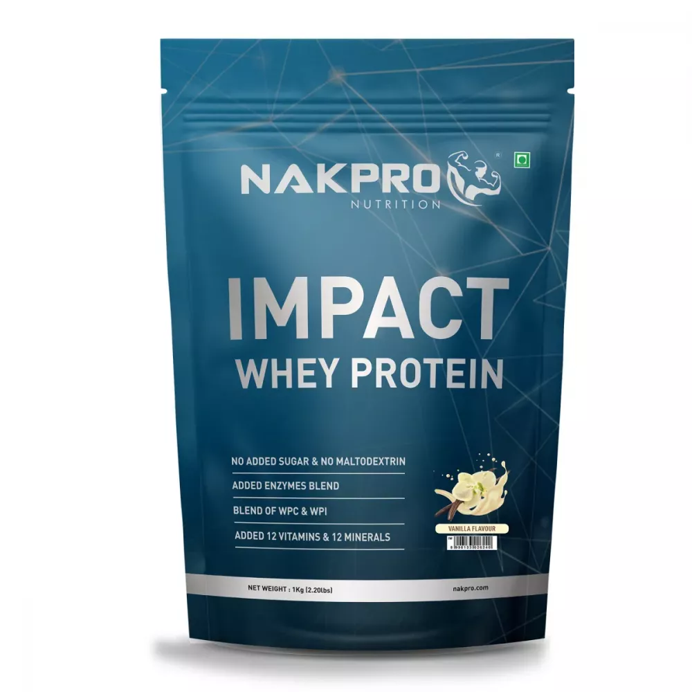 Nakpro Impact Whey Protein Vanilla (1kg)