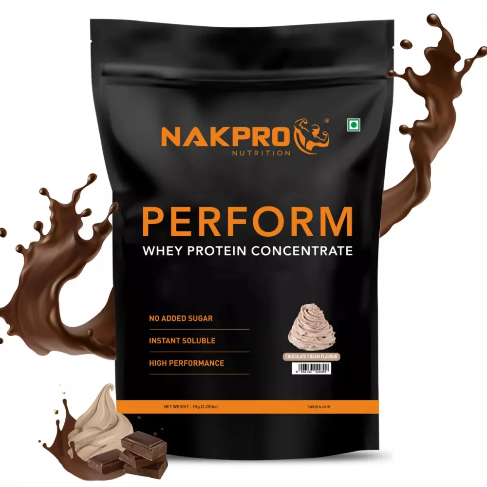 Nakpro Perform Whey Protein Concentrate Chocolate Creme (1kg)