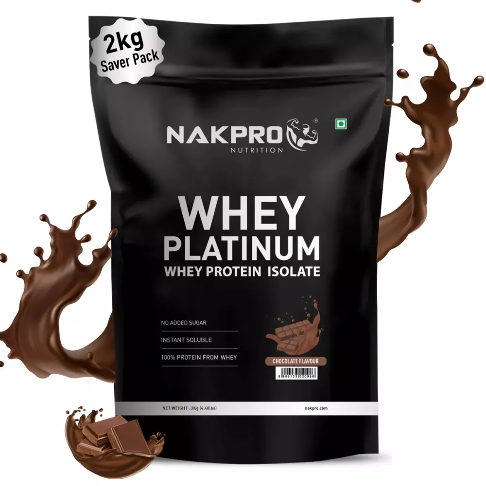 Nakpro Whey Platinum Whey Protein Isolate Chocolate (2kg)