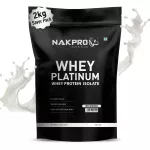 Nakpro Whey Platinum Whey Protein Isolate Unflavored (2kg)