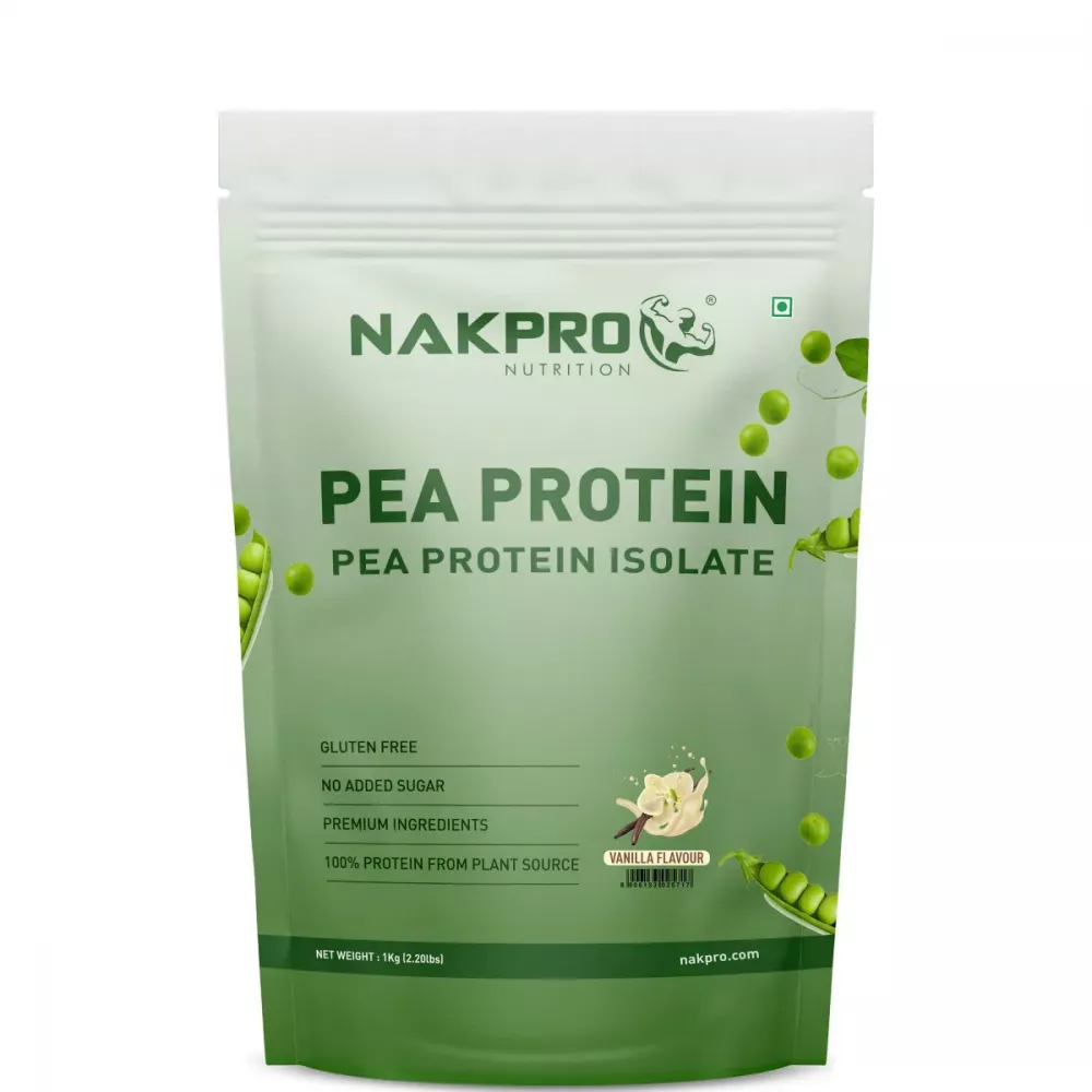 Nakpro Pea Protein Isolate Vanilla (1kg)
