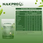Nakpro Pea Protein Isolate Vanilla (1kg)
