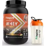 Fitspire Evika Fit Super Pro Plus Whey Protein With Shaker Kesar Pista (907g)
