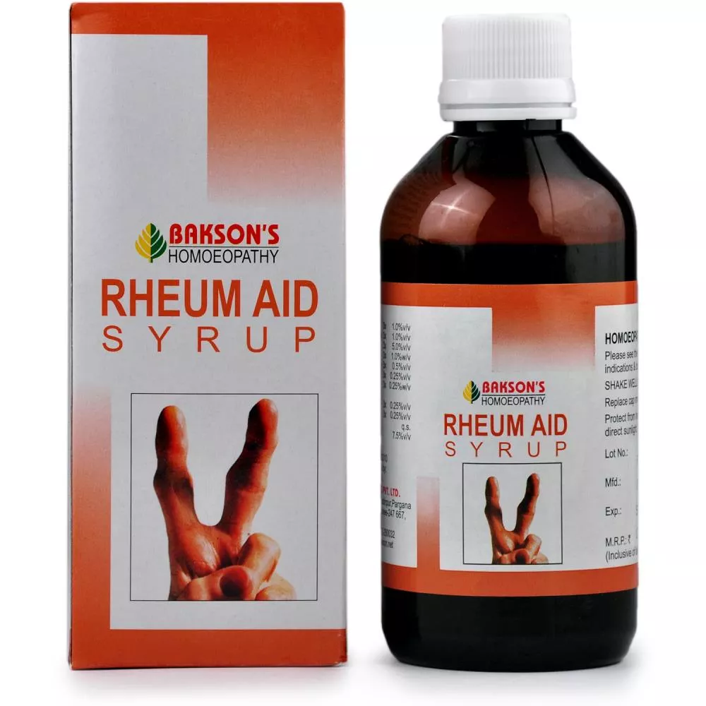 Buy Bakson Rheum Aid Syrup Online - 10% Off! | Healthmug.com