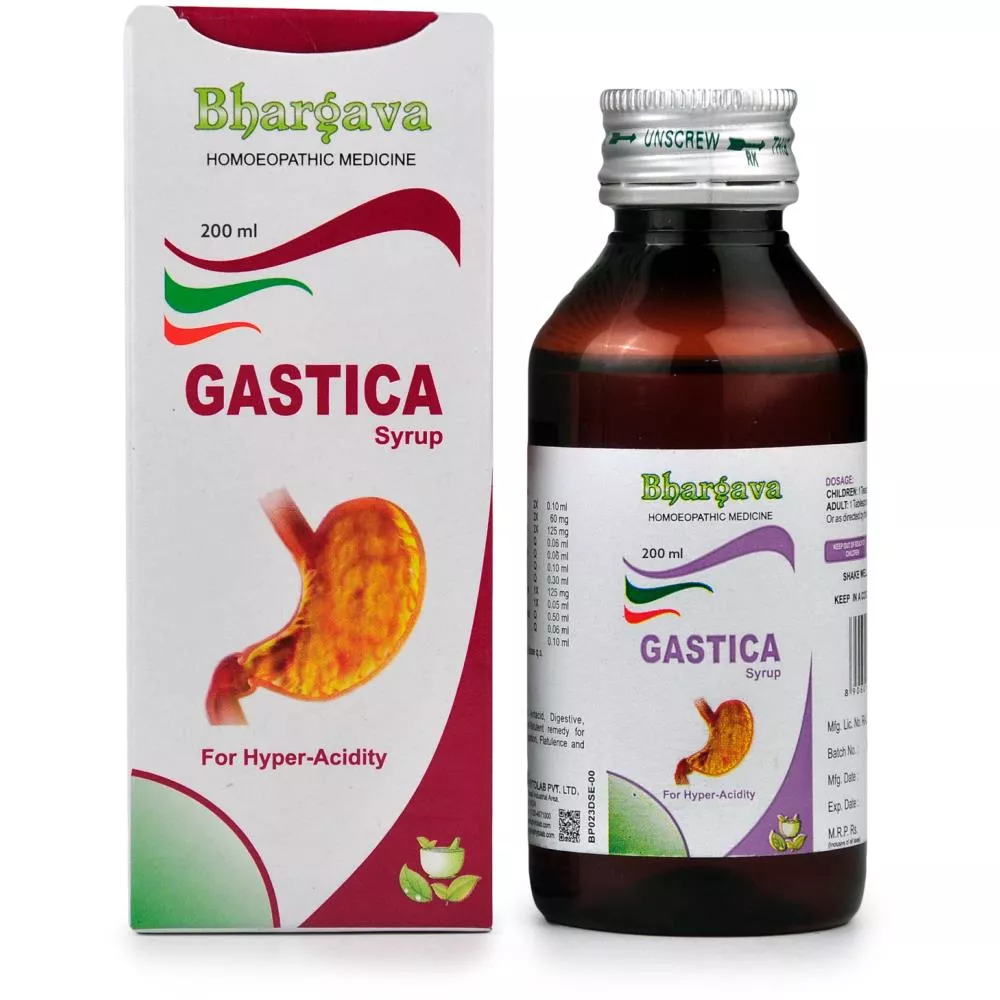 Buy Dr. Bhargava Gastica Syrup Online - 20% Off! | Healthmug.com