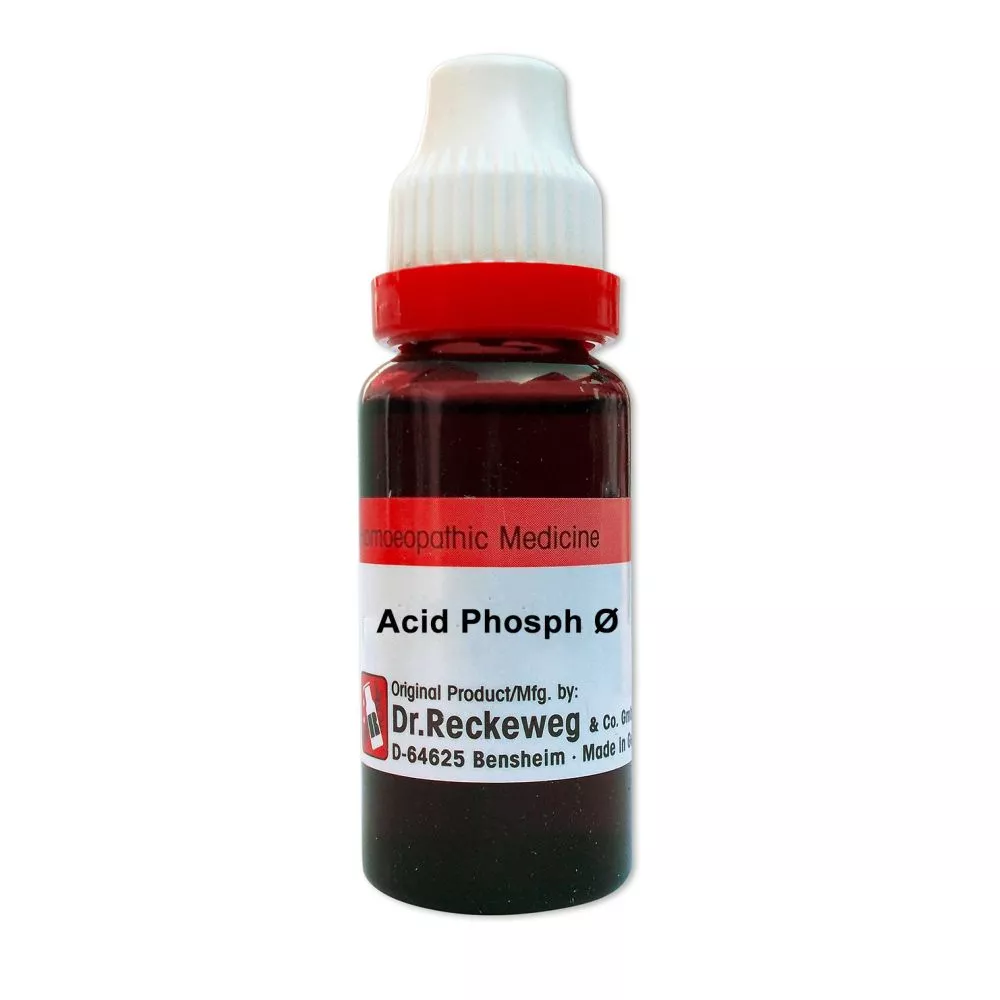 Buy Dr Reckeweg Acid Phosphoricum 1X (Q) (20ml) Online - 7% Off! |  