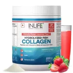 Inlife Japanese Marine Collagen Supplements For Women & Men Strawberry Lemon (200g)