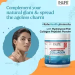 Inlife Japanese Marine Collagen Supplements For Women & Men Strawberry Lemon (200g)