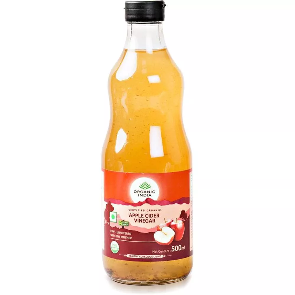 Organic India Apple Cider Vinegar (500ml) Buy on Healthmug
