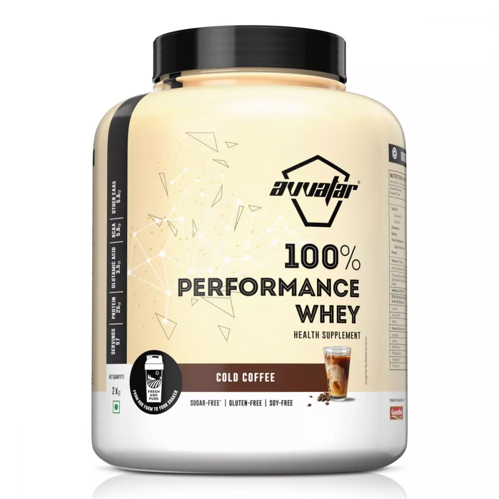 Avvatar Performance Whey Protein Cold Coffee (2kg)