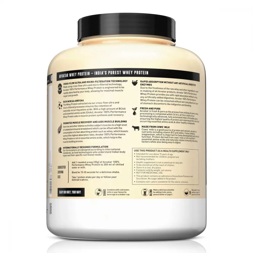Avvatar Performance Whey Protein Cold Coffee (2kg)