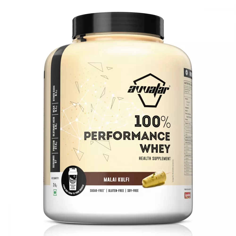 Avvatar Performance Whey Protein Malai Kulfi (2kg)
