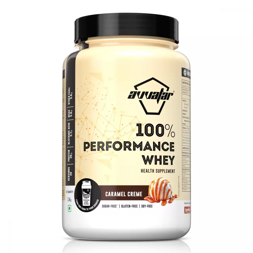 Avvatar Performance Whey Protein Caramel Cream (1kg)
