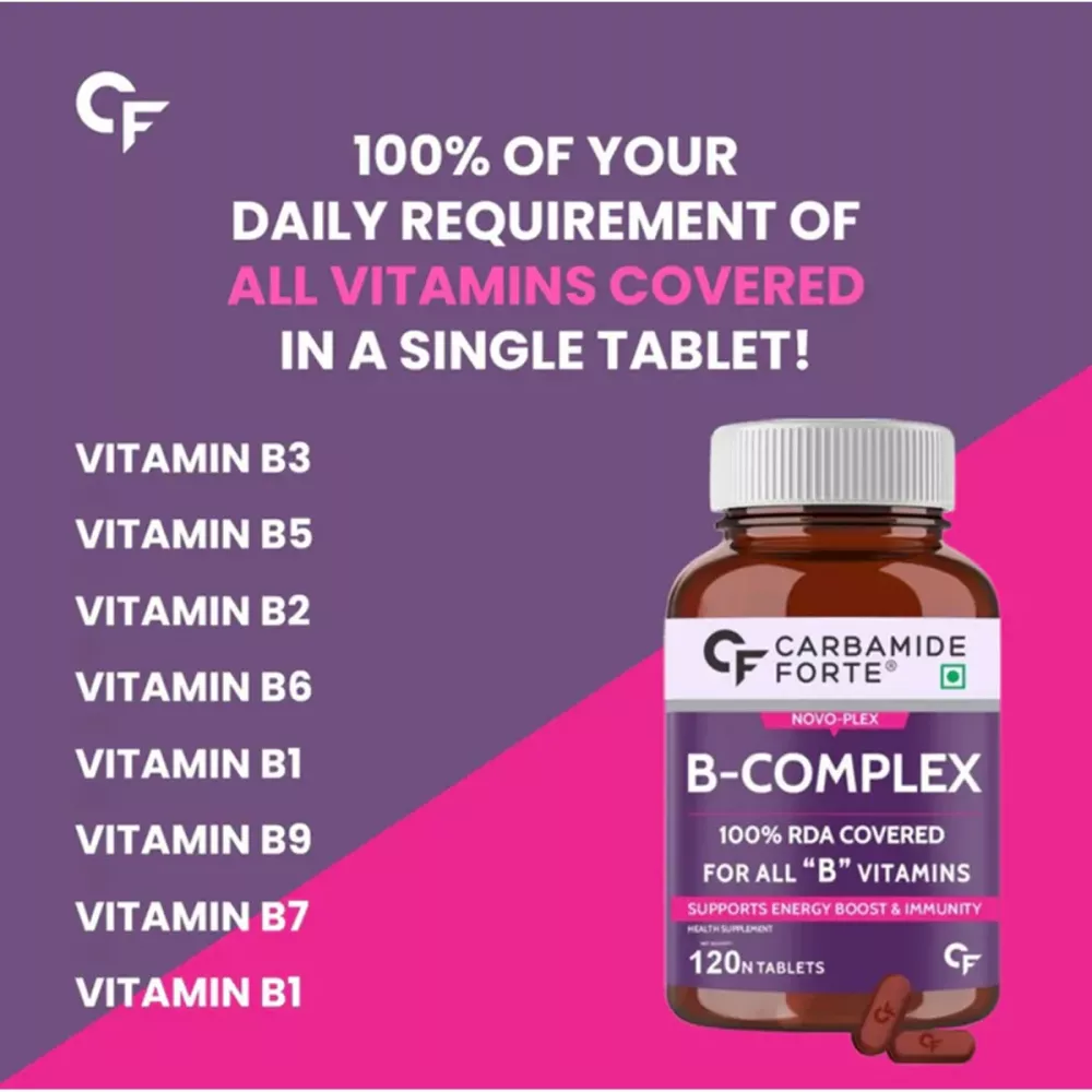 Carbamide Forte B-Complex (Novo-Plex) Tablets Unflavored (120tab)