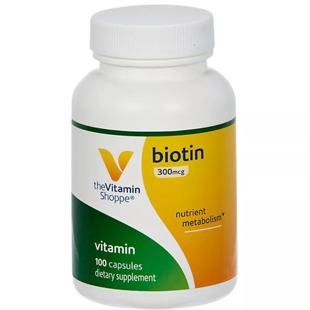 Buy Vitamin Shoppe Biotin 300mcg Online - 10% Off! 