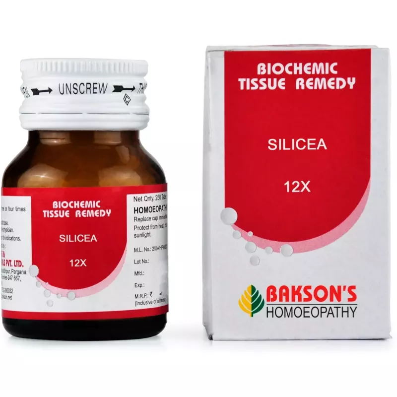 Buy Bakson Silicea Biochemic Tablets Online 44 Off Healthmug