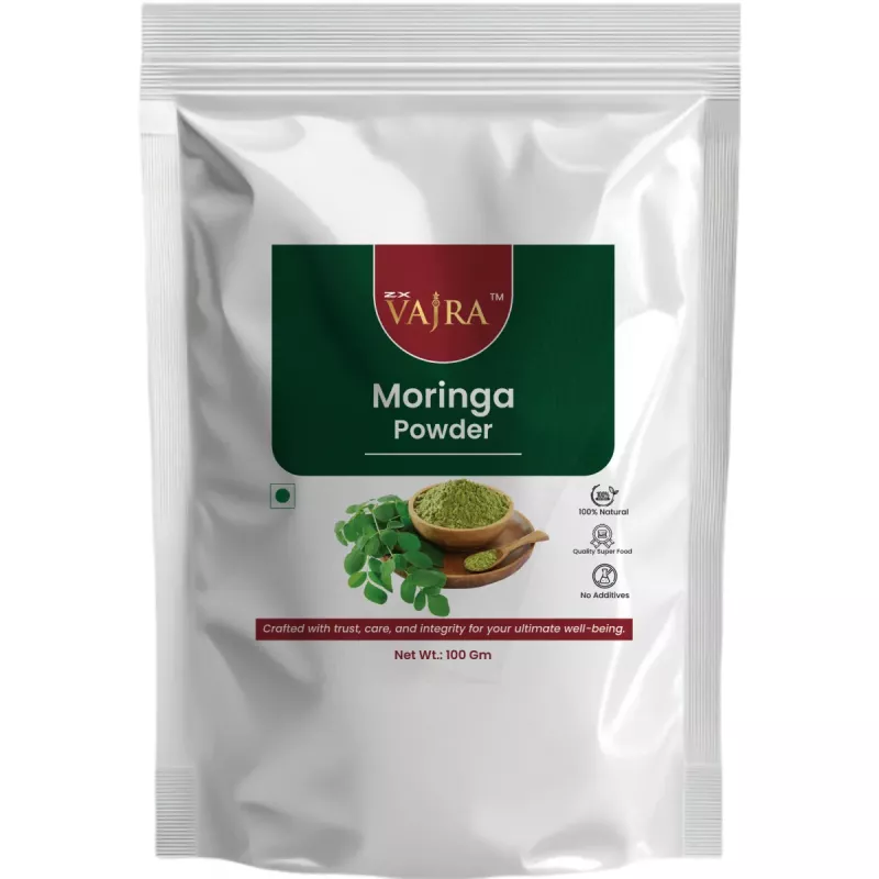 Buy ZX Vajra Moringa Powder Ayurvedic Herbs - 15% Off! | Healthmug