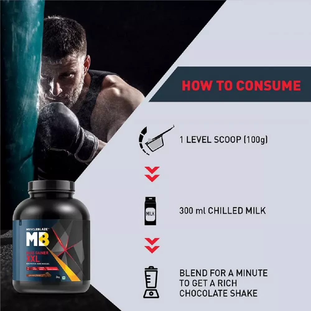 Muscleblaze Mass Gainer XXL Chocolate (3kg)