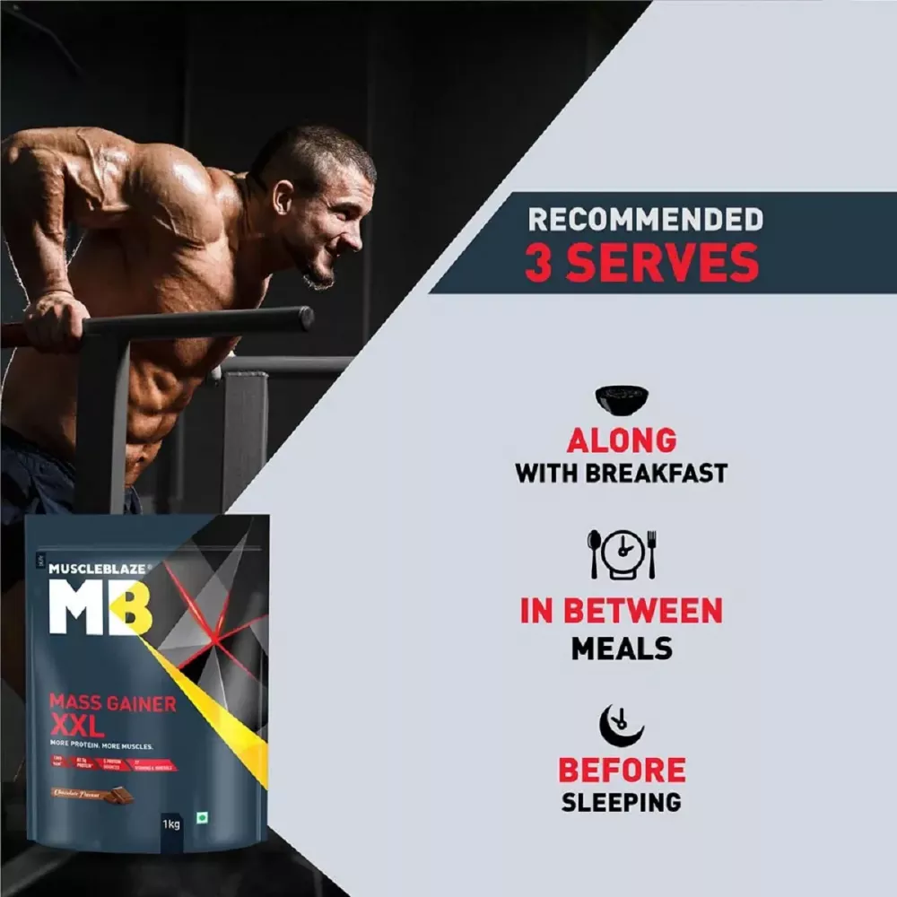 Muscleblaze Mass Gainer XXL Chocolate (1kg)